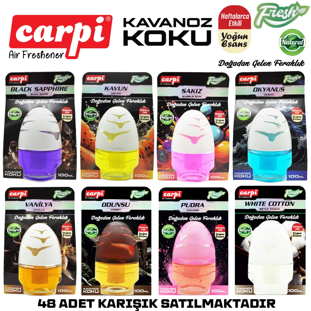 CAM SiSE KOKU 100 ML.YUMURTA TiP 1